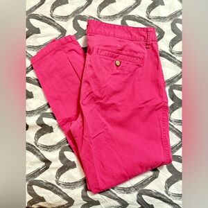 GAP Bright Pink Girlfriend khaki Chino Pants